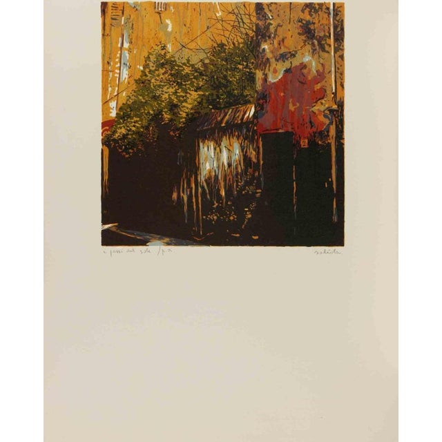 Lithograph on paper. Hand signed and titled in pencil. Artist Proof. Very good condition. This piece is attributed to the...