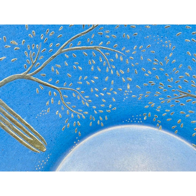 Emilia Castillo for Los Castillo Cobalt Porcelain & Silver Bowl, 1990 For Sale - Image 15 of 18