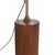 1980s Nova of California Tambo Brass Floor Lamp - 92 Mid Century Arc Lamp, Dark Walnut Base, White Linen Shade, Dimmable For Sale In Los Angeles - Image 6 of 8