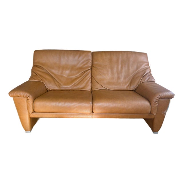 Durlet Leather Loveseat For Sale