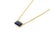 Art Deco 4.46 Ct Deep Blue Sapphire Necklace in 14k Yellow Gold For Sale - Image 3 of 13