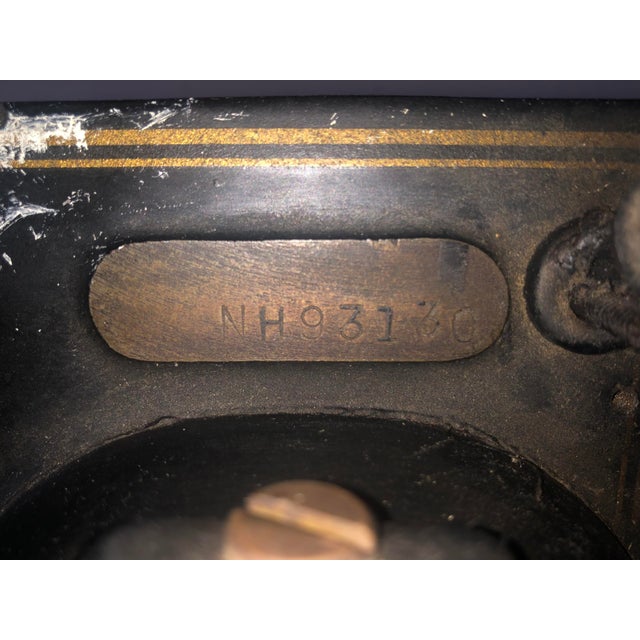 1930s Rare Antique New Home "Light Running" Sewing Machine, American Circa 1930 For Sale - Image 5 of 9