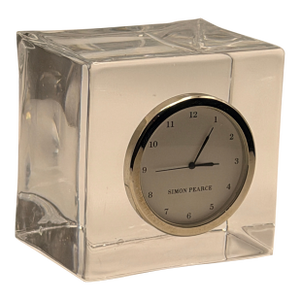 Simon Pearce Woodbury Glass Clock