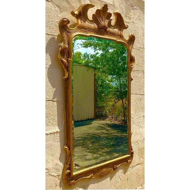 Vintage Regency Carved Gilt Mirror For Sale - Image 11 of 12