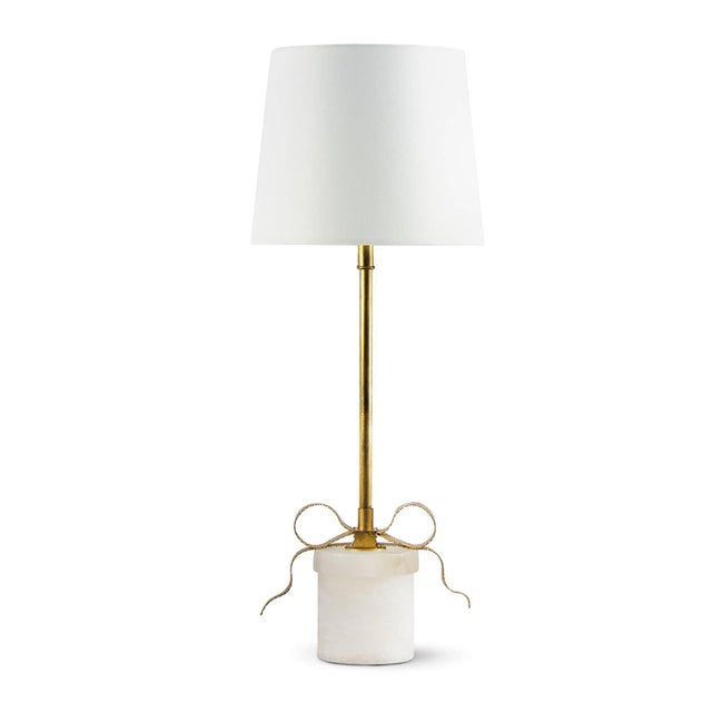 Regina Andrew Ribbon Steel Table Lamp, Gold For Sale In Detroit - Image 6 of 6