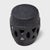 Chinese Chinese Graphite Black Prosperity Garden Stool For Sale - Image 3 of 5