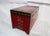 Folk Red Painted Chest With Floral Motifs For Sale - Image 12 of 17