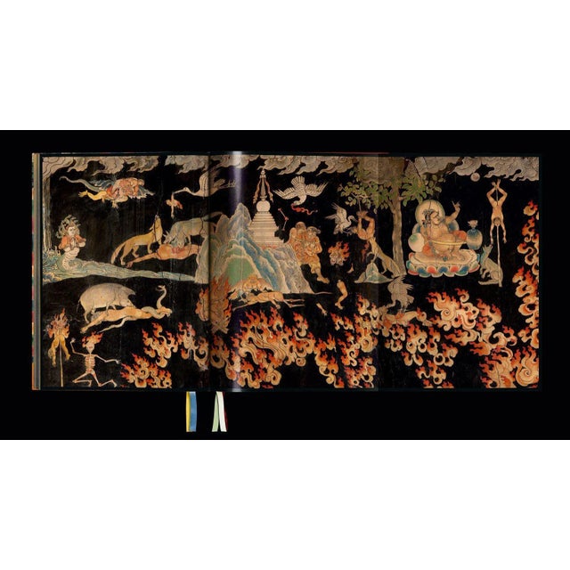 Thomas Laird "Murals of Tibet" Painting Collection Autographed by the Dalai Lama Collector's Edition with Book Stand For Sale - Image 10 of 13