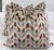2020s Chevron Cut Velvet in Rainbow 22” Pillows-A Pair For Sale - Image 5 of 5