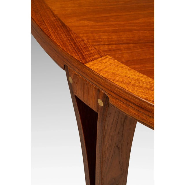 Danish Mid-Century Modern Expansion Dining Table in Teak by Sven Ellekaer for Heltborg Mobler, Denmark, C. 1960s For Sale - Image 14 of 17