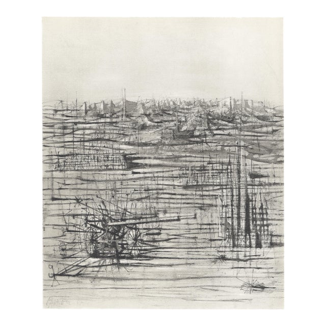 1959 Jean Carzou Lithograph "Le Canon" For Sale