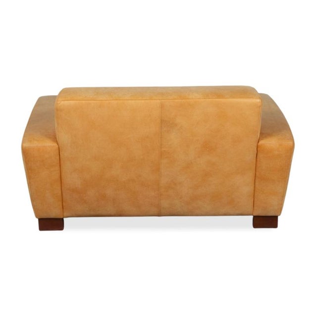 Cognac Leather Lounge Chair from Machalke For Sale - Image 14 of 17