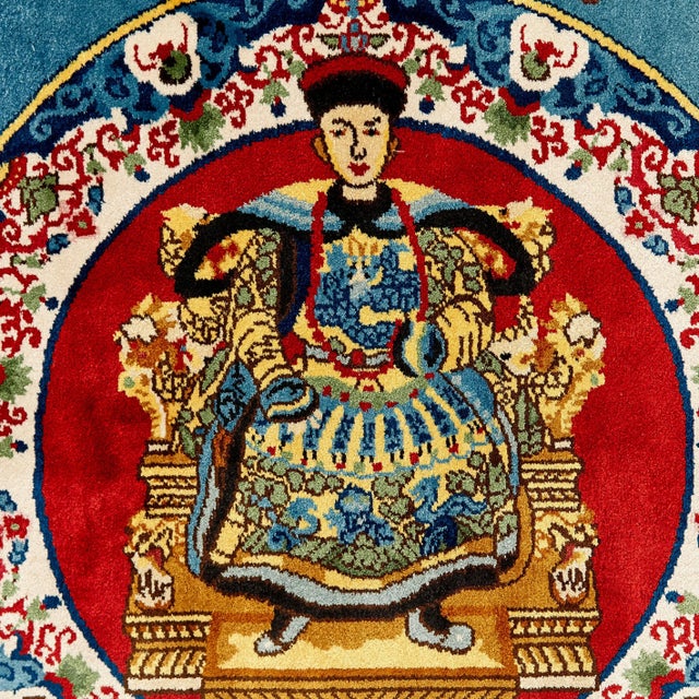 This rug was made in China but designed and manufactured by Atelier Versace. The quality of ancient Chinese tradition and...