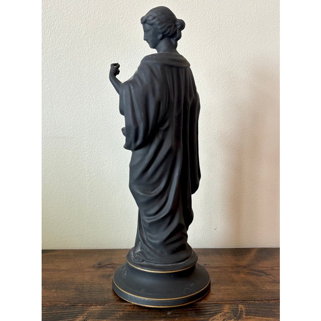 Late 20th Century Late 20th Century Jasperware Classical Statue For Sale - Image 5 of 9