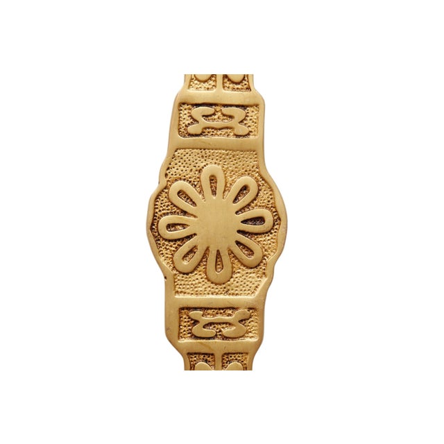 2020s Brass Bar Door Handles - a Pair For Sale - Image 5 of 5