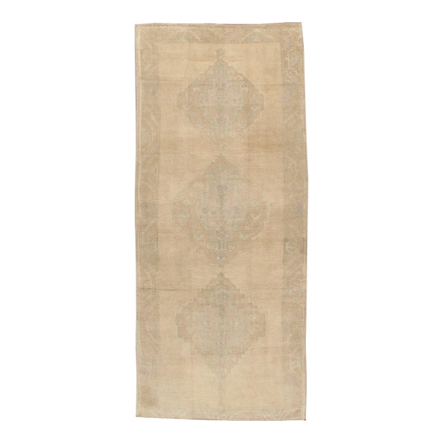 Vintage Circa Turkish Oushak Area Rug 5' X 11'10" For Sale