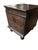 This box or close stool matches another one in our selection. Also this one with the rare feature of the pear shaped feet....