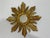 1950s French Petite 11" Giltwood Sunburst Wall Mirror For Sale - Image 4 of 18