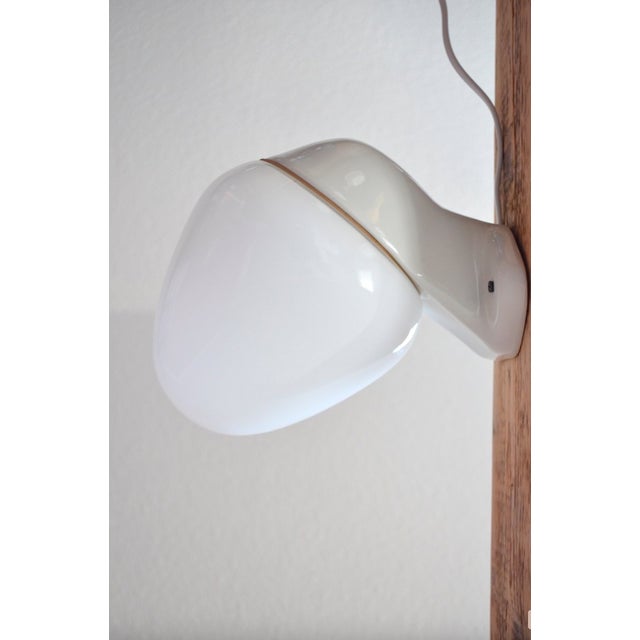 Wall Lamp in Porcelain and Glass by Sigvard Bernadotte for Ifö, 1950s For Sale - Image 6 of 6