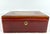 Art Nouveau Art Nouveau Red Lacquered Floral Box: Japanese Antique, Made in Japan For Sale - Image 3 of 10