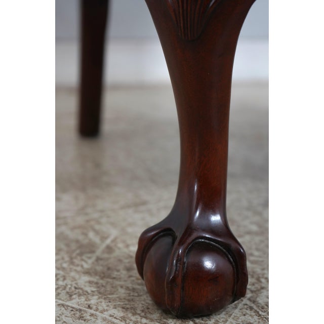 Pair Kindel Winterthur Mahogany Wing Chairs For Sale - Image 14 of 18