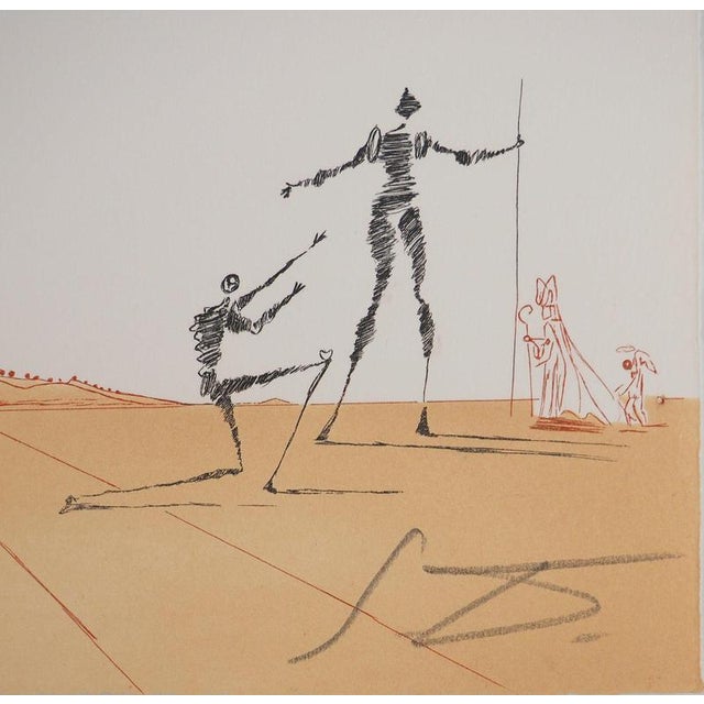Salvador Dali, Iberian Landscape: Love, Engraving For Sale - Image 6 of 7