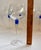 Vintage Wine Glasses With Cobalt Blue Beehive Stem Detail – Set of 6 For Sale - Image 11 of 11