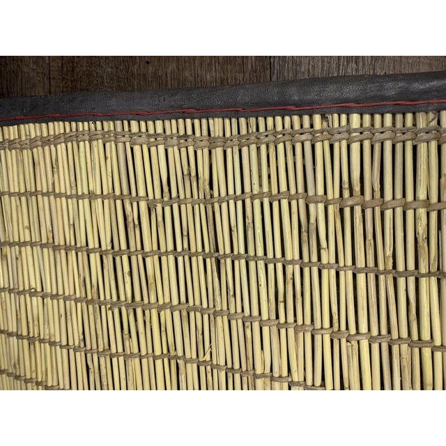 Tuareg Rug in Plant Fibers and Leather, 1990s For Sale - Image 12 of 17
