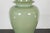 Late 20th Century Crackle Green Celadon Lidded Vase with Stylized Foo Dog Finial For Sale - Image 5 of 12