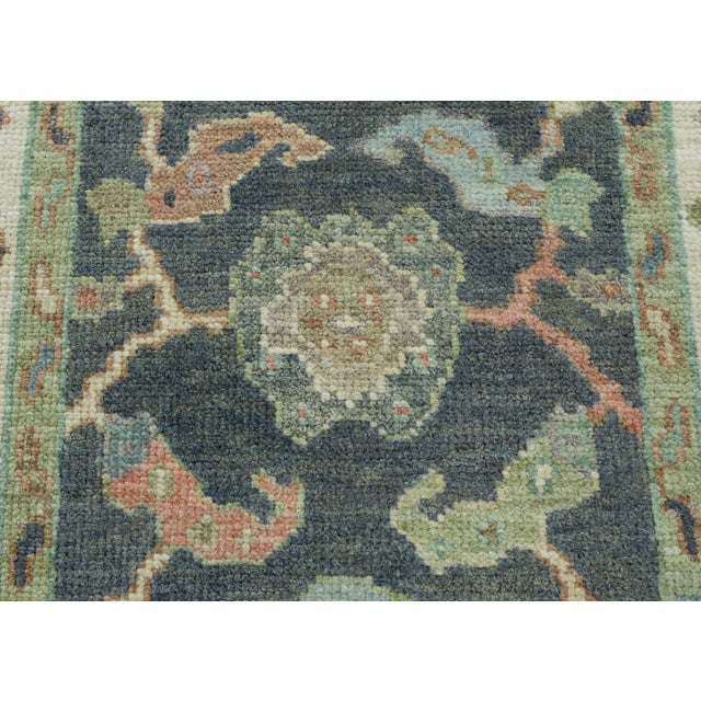 Turkish Oushak Rug 2'7" x 5'1" #17552 For Sale In Houston - Image 6 of 8