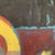 Ruby Red Mid 20th Century Post -Impressionist Still Life Fruit in the Bowl Painting on Canvas by B. Innes For Sale - Image 8 of 12