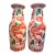 Vintage Tall Chinese Porcelain Vase With Foo Dog Motif, a Pair For Sale