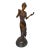This bronze sculpture is a beautiful example of Mid-Century Romanticism. Depicting a refined woman in a moment of quiet...
