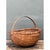 Vintage Handwoven Shaker Rattan Basket For Sale - Image 12 of 12