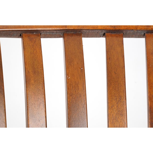 Vintage Wooden Bank of England Style Office Chair For Sale - Image 4 of 15