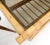 Mid-Century Modern Bamboo Rattan Rectangular Smoked Glass Top Coffee Table with Dowel Bottom Shelf For Sale - Image 3 of 12
