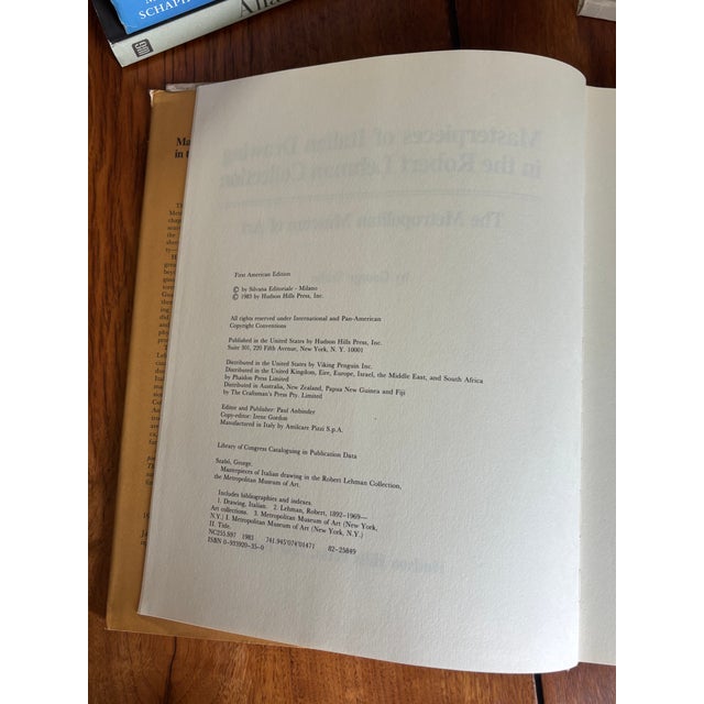 1983 First American Edition "Masterpieces of Italian Drawing" Linen Hardcover For Sale - Image 11 of 12