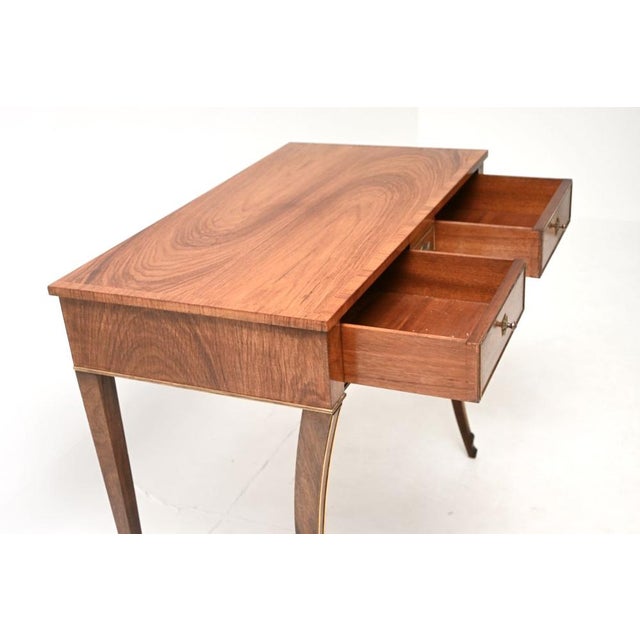 Antique Empire French Walnut Console Table, 1870s For Sale - Image 6 of 10