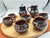 Vintage Ceramic Coffee Set, 1970s, Set of 8 For Sale - Image 4 of 7