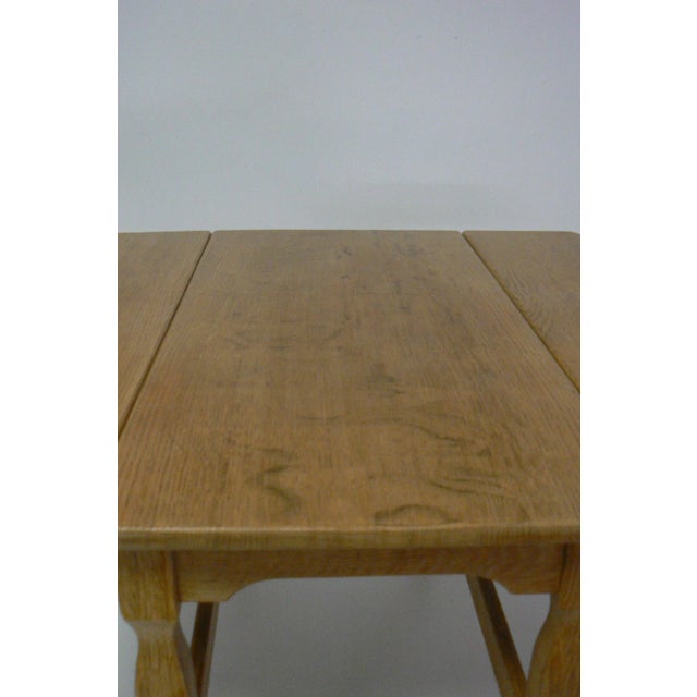 Oak Folding Table by Henning Kjaernulf for EG Kvalitetsmobel For Sale - Image 9 of 12