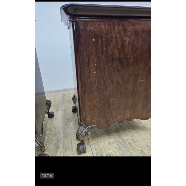 Nightstands with Marble Interiors by Elisabeth Zu Stolberg, Gut Hasselburg, 1930s, Set of 2 For Sale - Image 15 of 17
