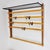 Coat Rack with Hat Rack in Brass, Walnut and Beech attributed to Carl Auböck, 1950s For Sale - Image 12 of 18