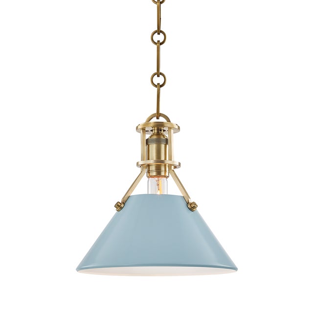 Designed by Mark D. Sikes for Hudson Valley Lighting The Classics Collection Material: Brass 9.5 W x 9.5 D x 9.25 H