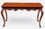 Amber 19th Century French Louis XV Carved Solid Oak Parquetry Bureau Plat Writing Desk For Sale - Image 8 of 8
