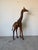 Tall - Vintage Leather-Wrapped Giraffe Sculpture For Sale In Miami - Image 6 of 12