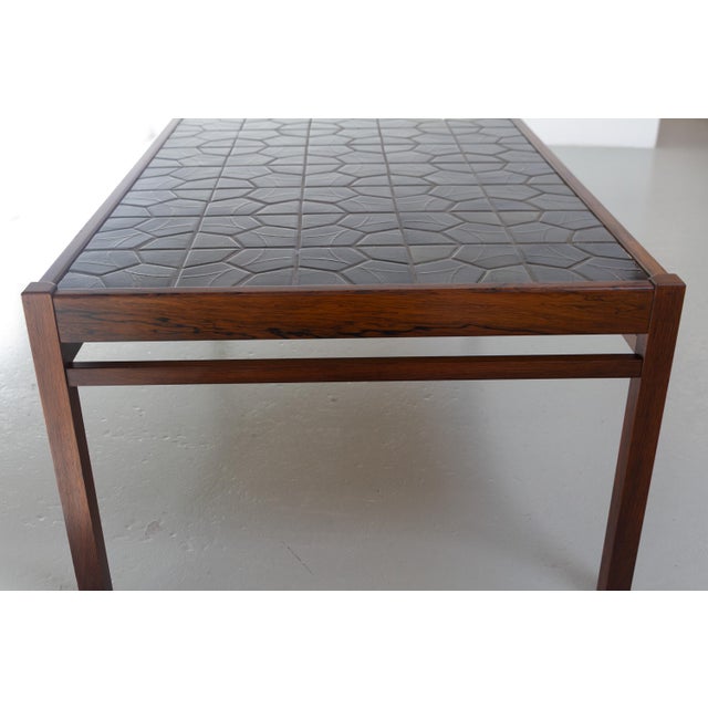 1960s Mid-Century Danish Rosewood Coffee Table with Tiled Top, 1960s For Sale - Image 5 of 18
