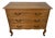 Vintage French Louis Style Oak Chest of 3 Drawers For Sale