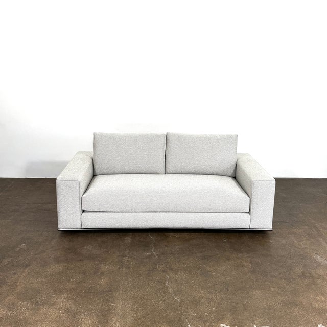 Wood Minotti Hamilton Loveseat 82" For Sale - Image 7 of 7