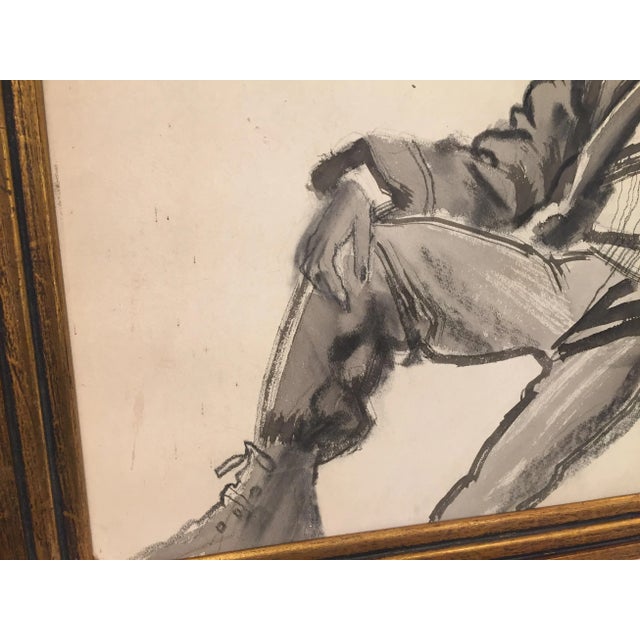 Late 20th Century Late 20th Century Studio Drawing For Sale - Image 5 of 10