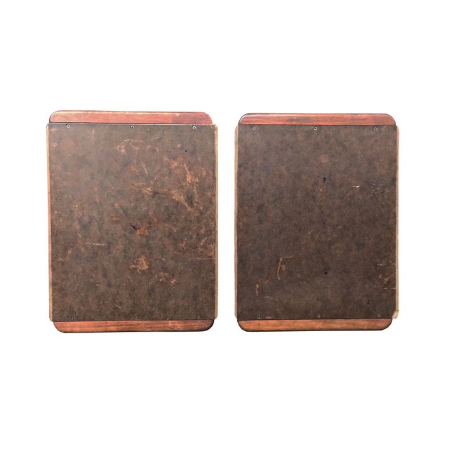 1940s Campaign-Style Collapsible Walnut End Tables - A Pair For Sale - Image 17 of 18